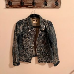 Thread & Supply acid-washed jean jacket